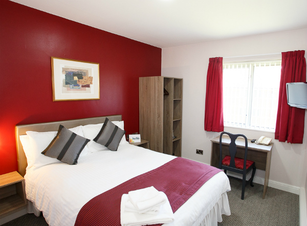 Yarnfield Park Training and Conference Centre bedroom